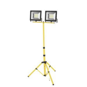 Tripé com Projetores Led Matel Ip65 2x30w Fria