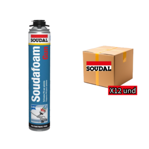 Espuma Poliuretano Soudal Soudafoam Pistola 750ml - 12und