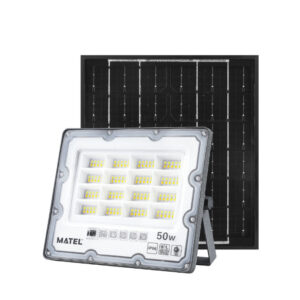 Projetor Led Solar Ip65 C/comando 50w