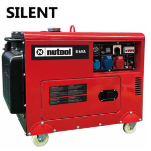 Gerador 8KVA 6500w insonorizado Diesel Trifásico Avr Nutool NGDT9000